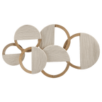 Mango Wood Circles with Rope