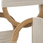 Mango Wood Circles with Rope