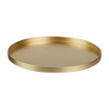 Round Gold Serving Tray