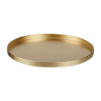 Round Gold Serving Tray