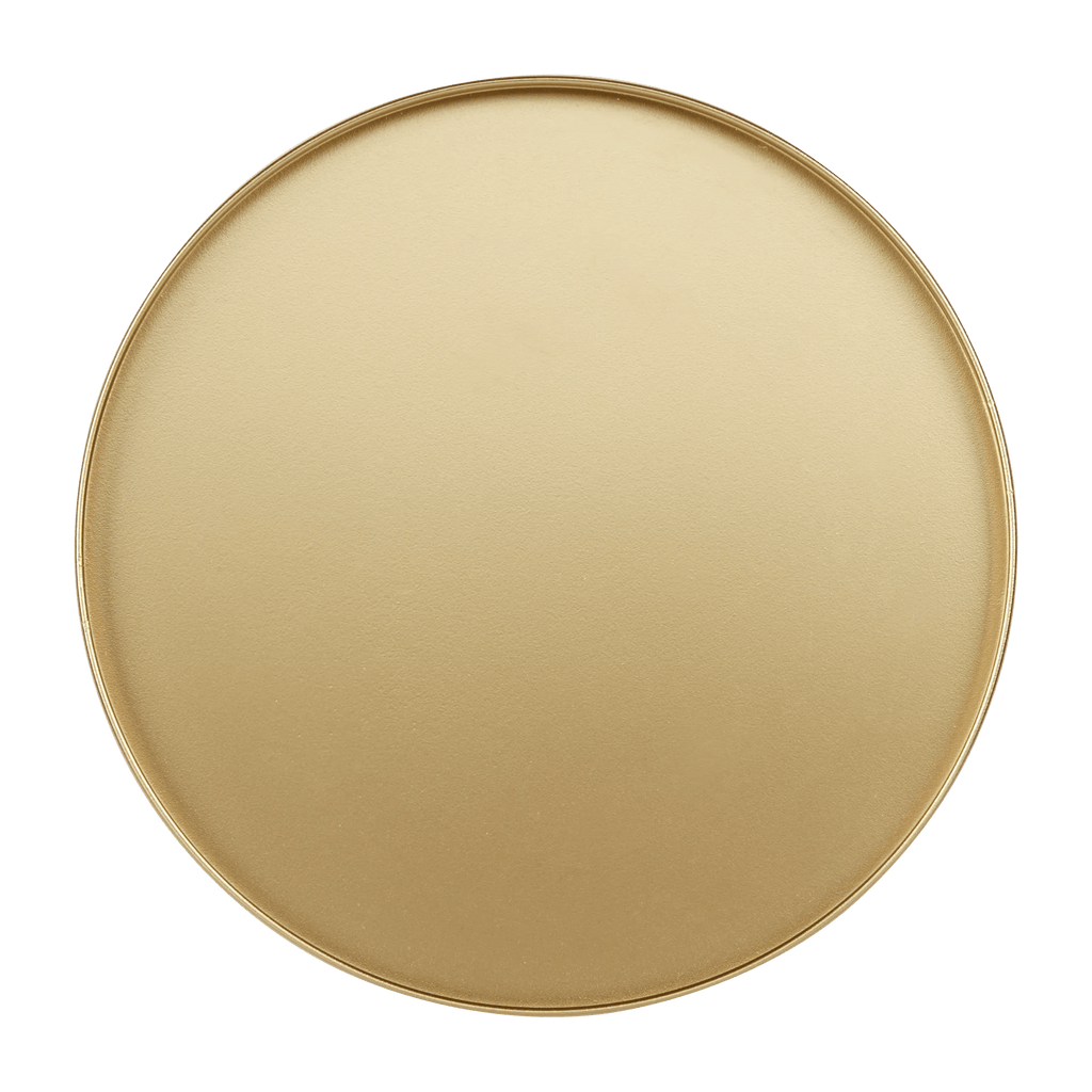 Round Gold Serving Tray