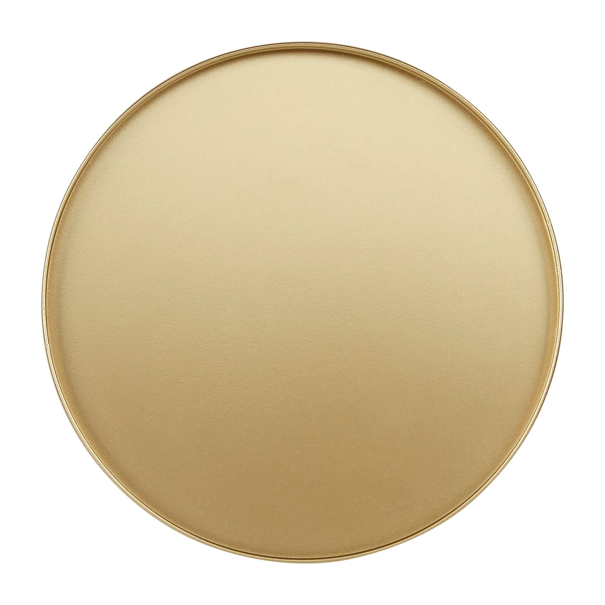 Round Gold Serving Tray