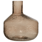 Embossed Decorative Glass Vase