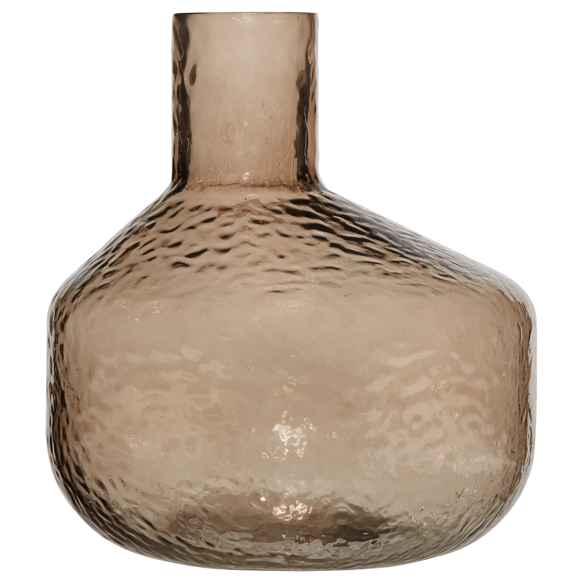 Embossed Decorative Glass Vase