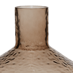 Embossed Decorative Glass Vase