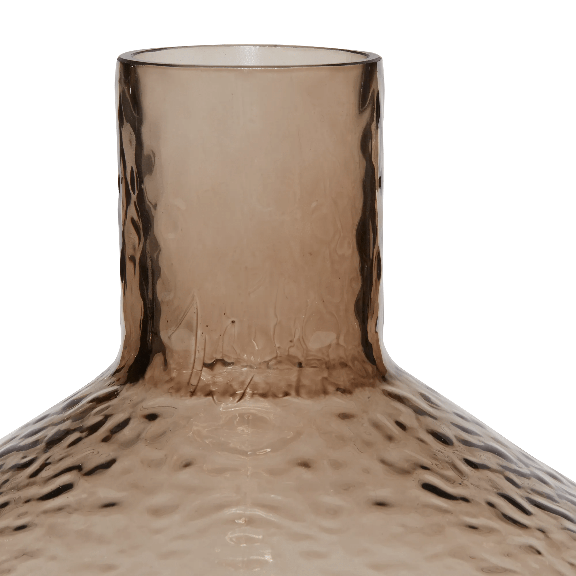 Embossed Decorative Glass Vase