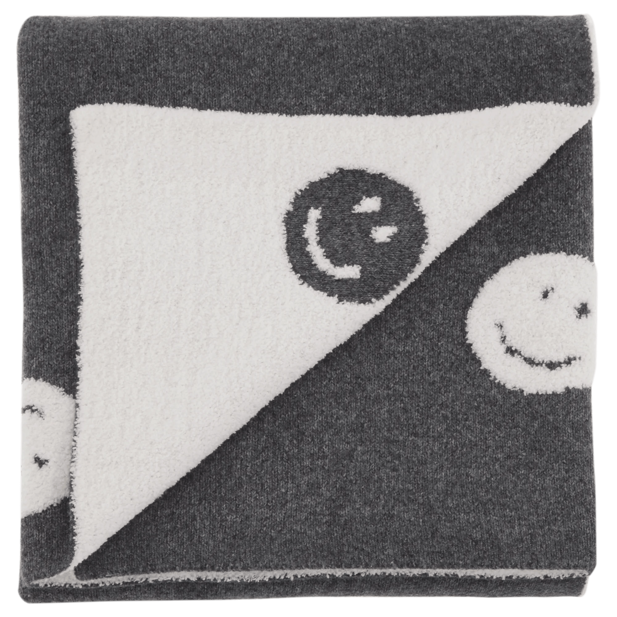 Hokke Happy Face Reversible Throw