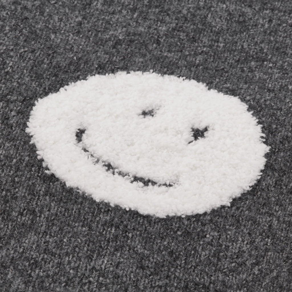 Hokke Happy Face Reversible Throw