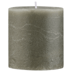 Green Marled Short Candle