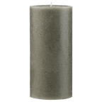 Green Marled Tall Candle