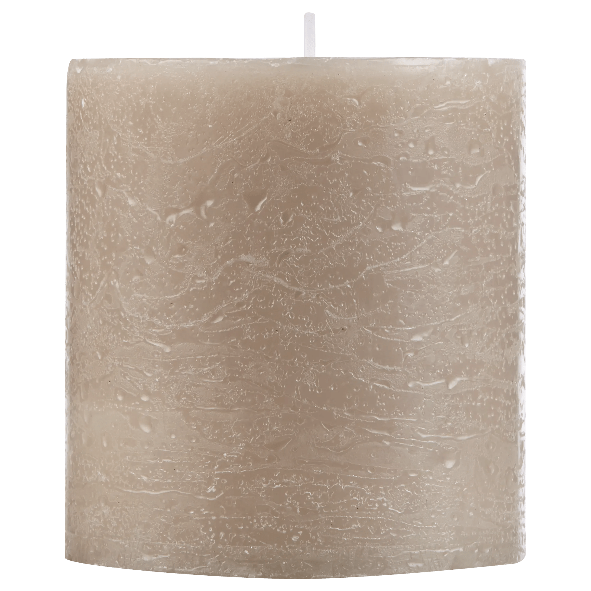 Sand Marled Pillar Candle