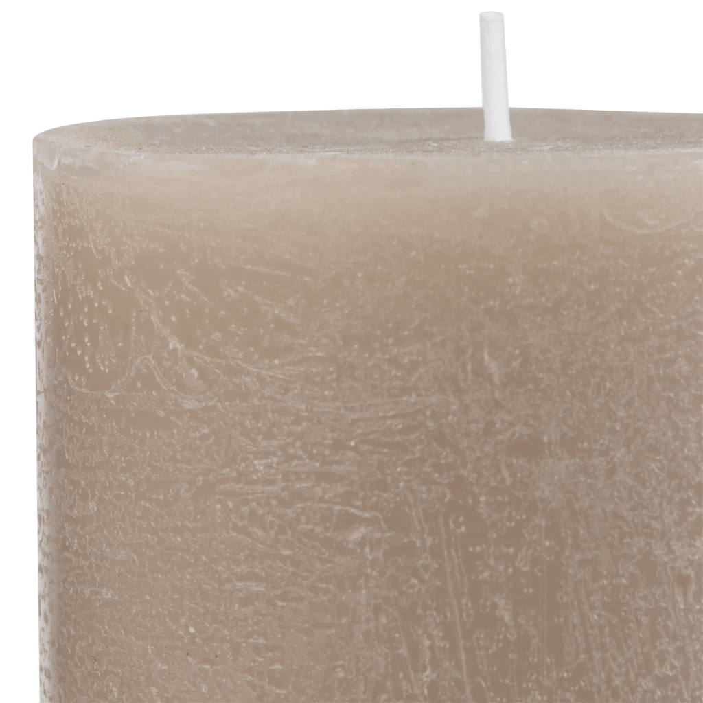 Sand Marled Pillar Candle