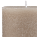Sand Marled Pillar Candle