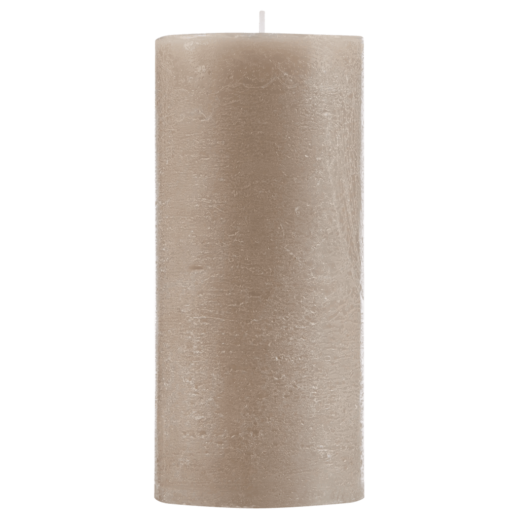 Sand Marled Pillar Candle