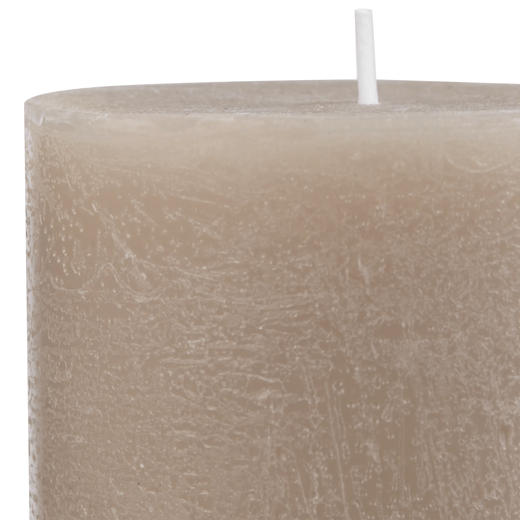 Sand Marled Pillar Candle