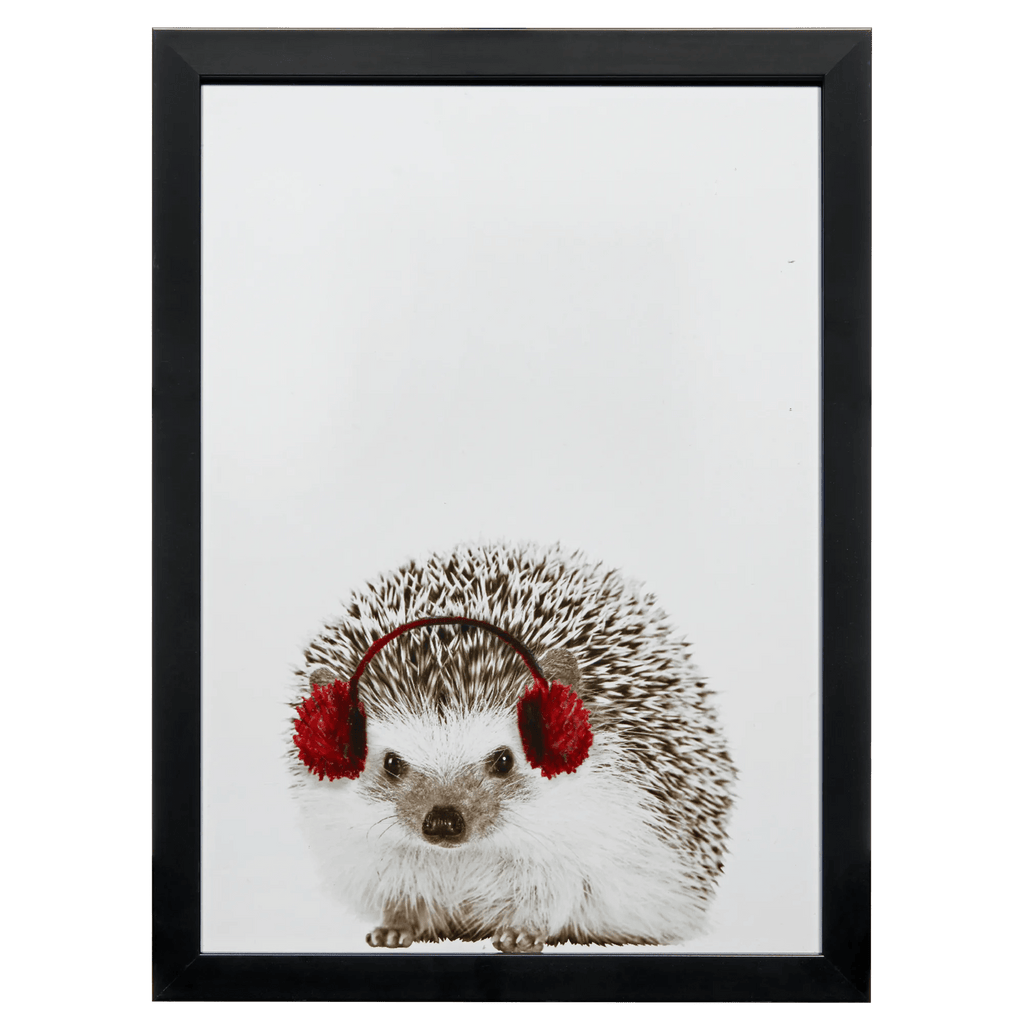 Hedgehog Canvas Framed Art