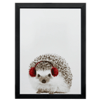 Hedgehog Canvas Framed Art