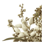 Mixed Greenery in Ribbed Pot