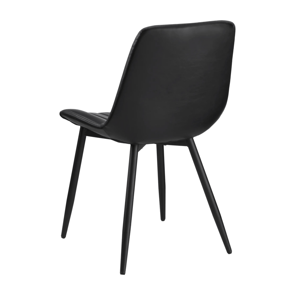 Fabric and Metal Dining Chair