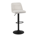 Adjustable Fabric and Metal Barstool