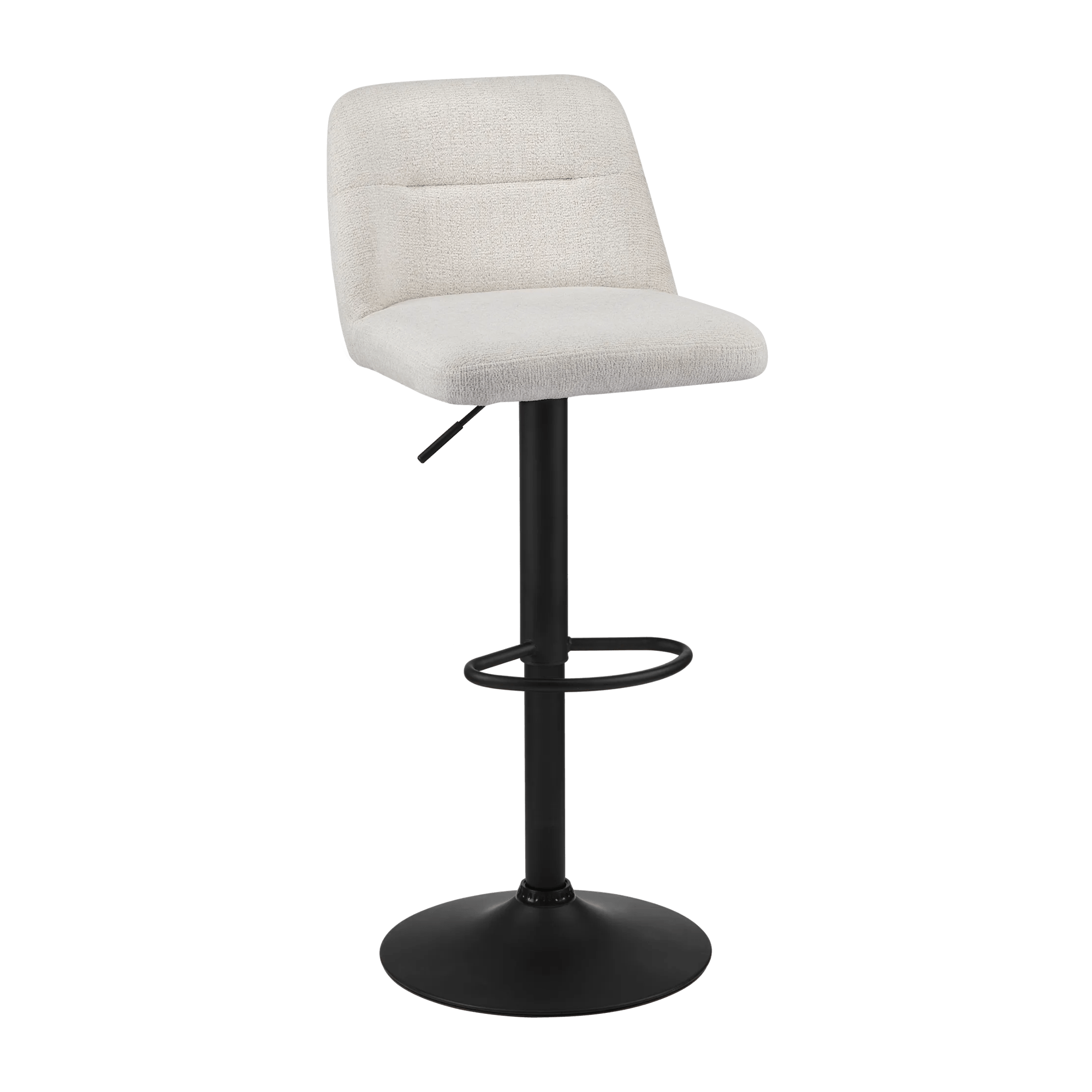 Adjustable Fabric and Metal Barstool