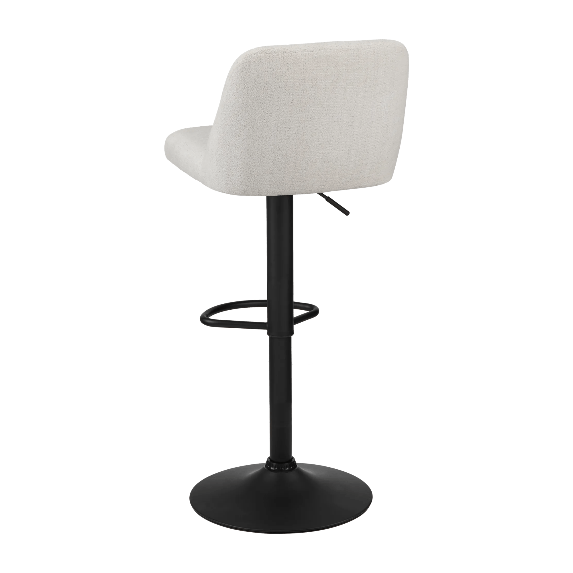 Adjustable Fabric and Metal Barstool