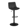 Adjustable Barstool with Stitched PU