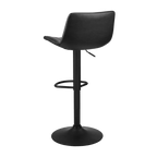Adjustable Barstool with Stitched PU