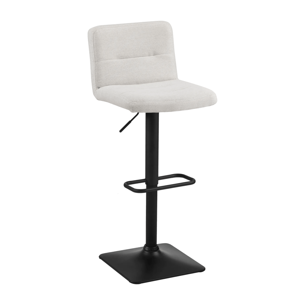 Adjustable Metal and Fabric Barstool