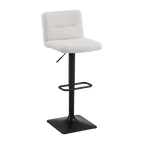 Adjustable Metal and Fabric Barstool
