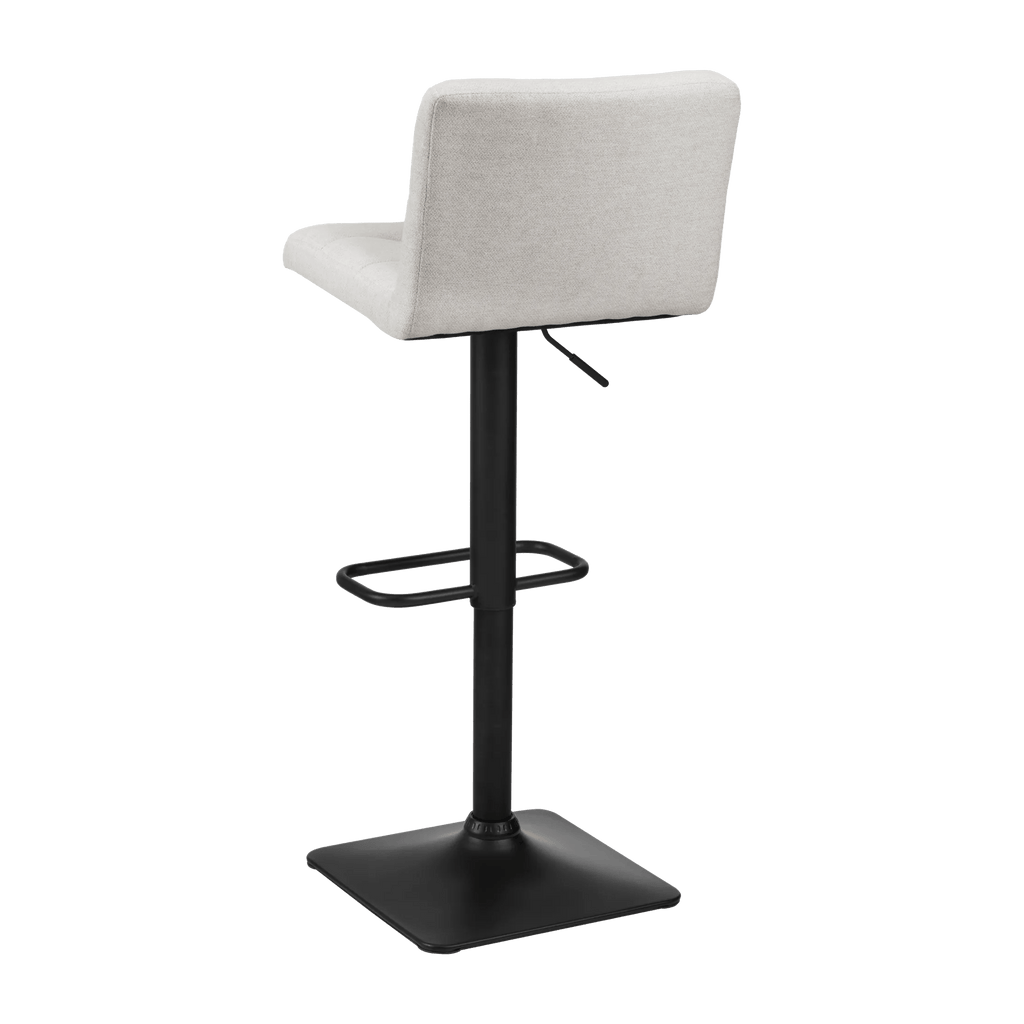 Adjustable Metal and Fabric Barstool