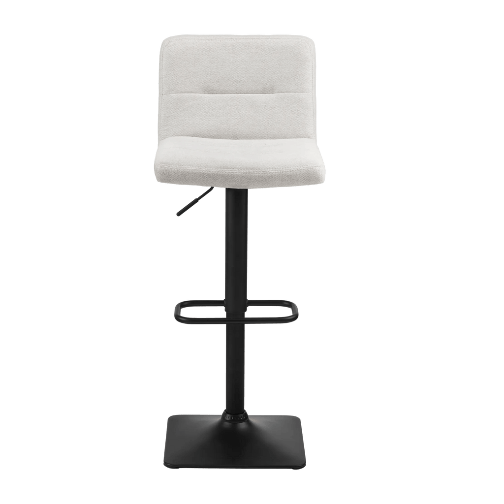 Adjustable Metal and Fabric Barstool