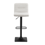 Adjustable Metal and Fabric Barstool