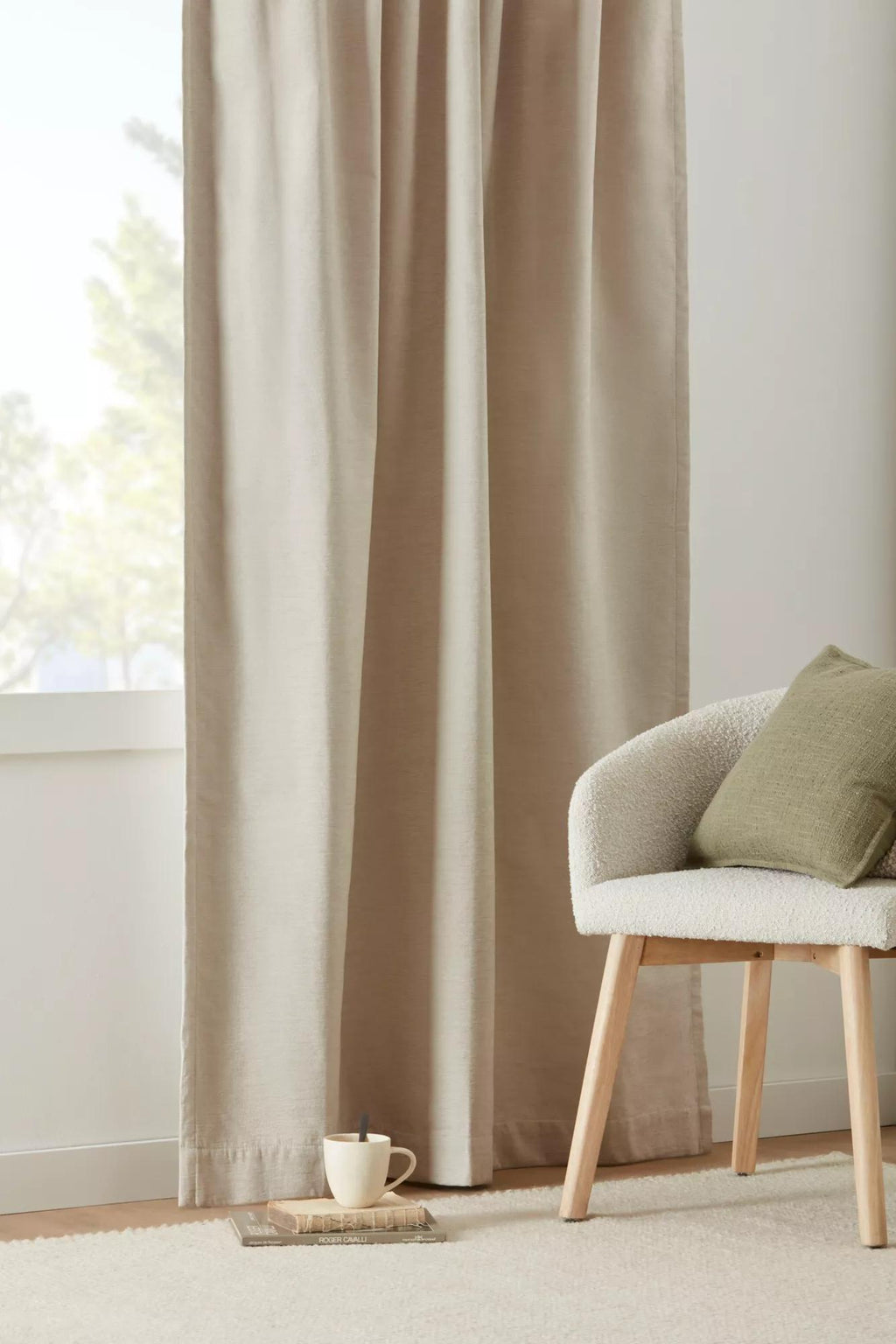 Oatmeal Adrie Blackout Curtain