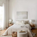 Veneer and Metal Side Table