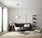 Veneer and Metal Coffee Table