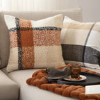 Rust Cougar Faux Fur Throw