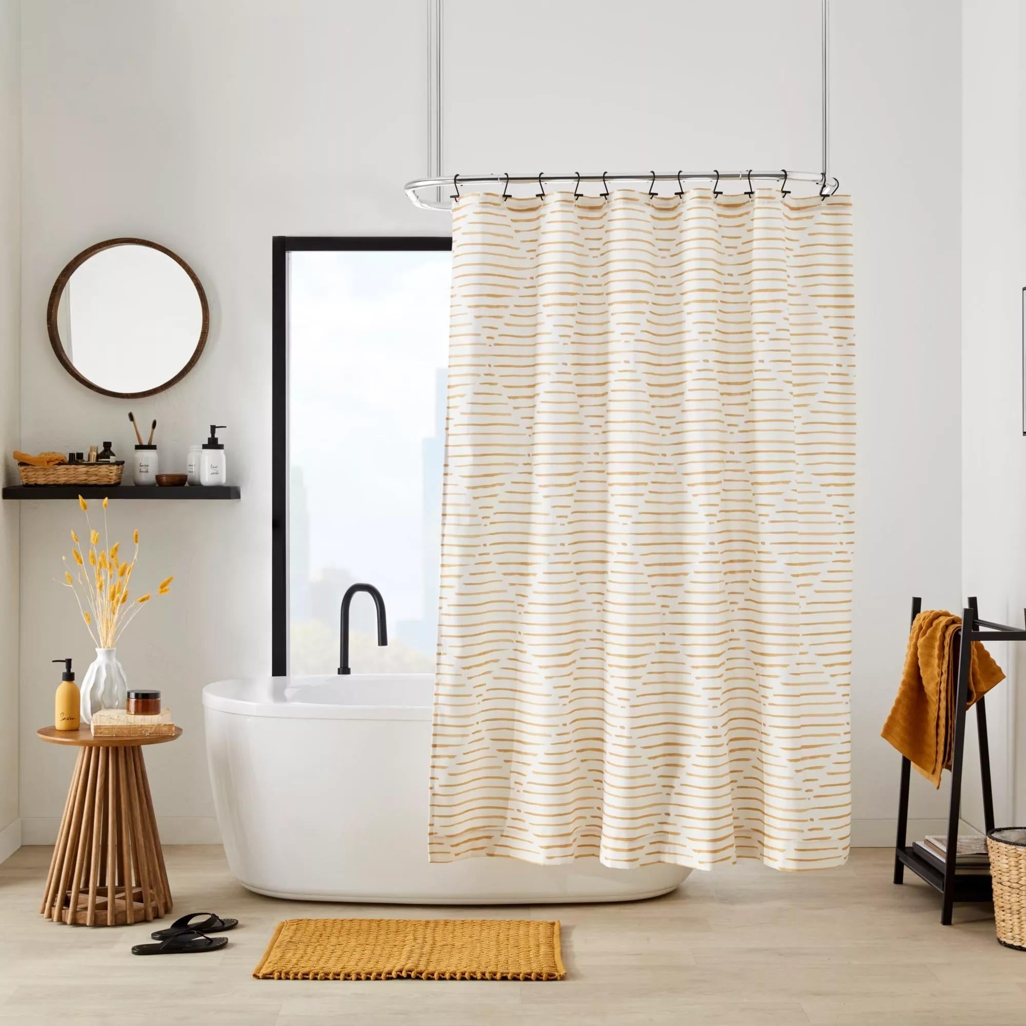 Mustard Braided Bath Mat