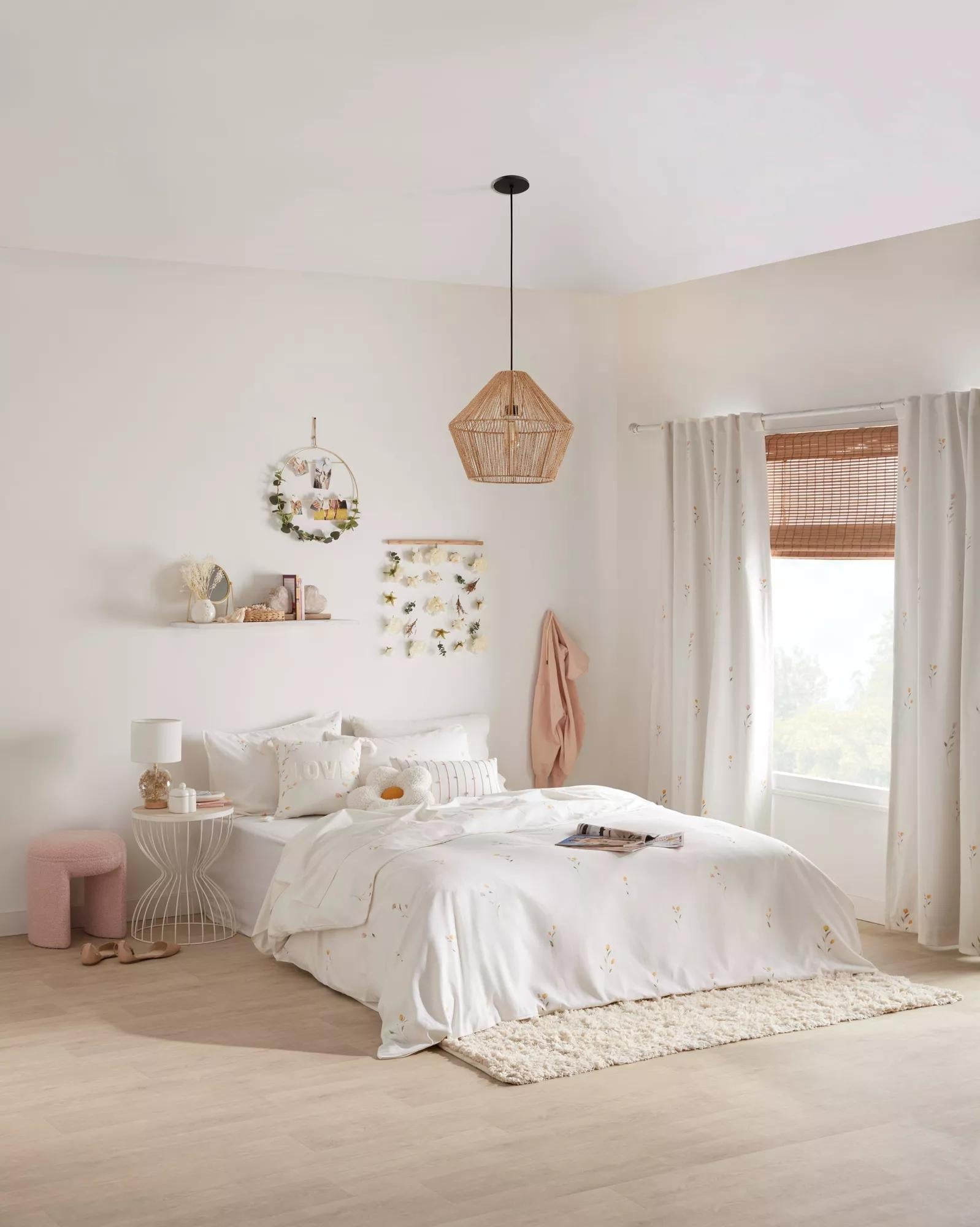 Dried Flowers Table Lamp