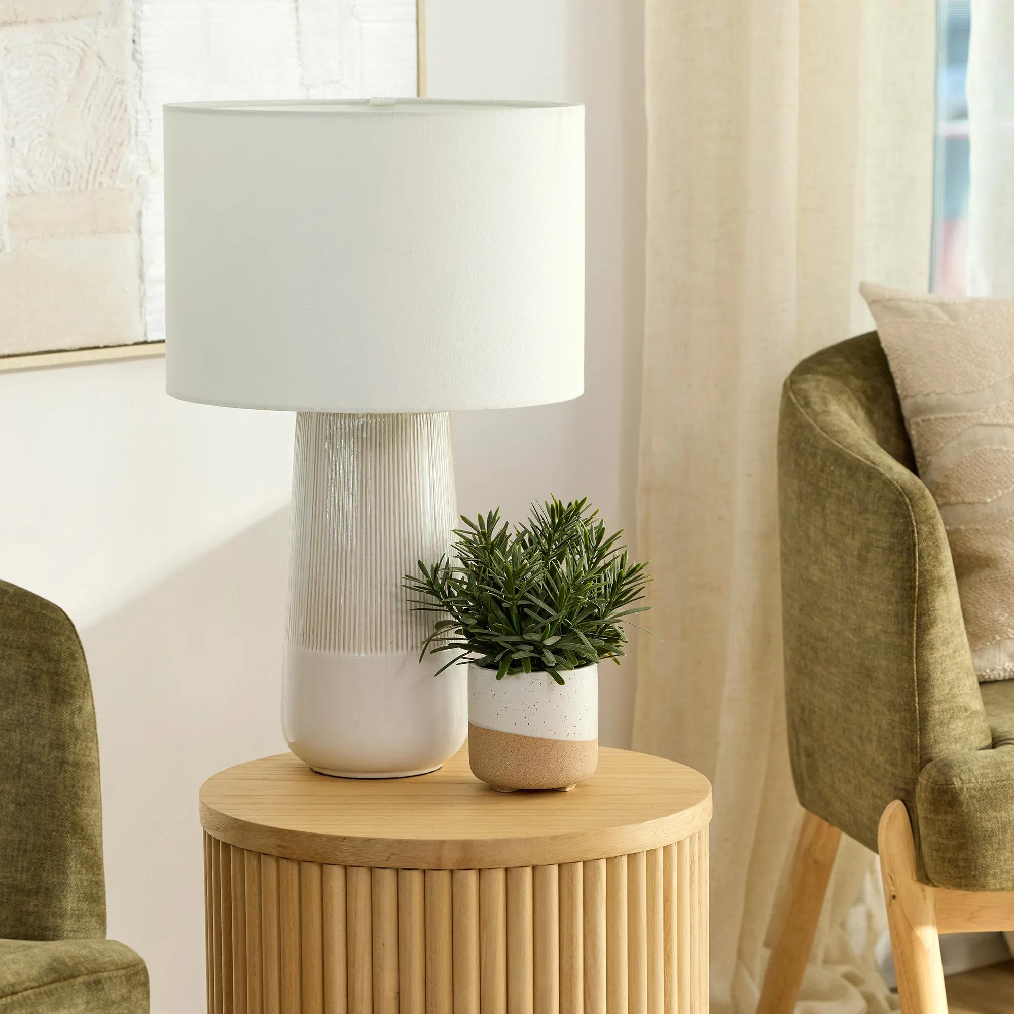 2-Tone Ceramic Table Lamp
