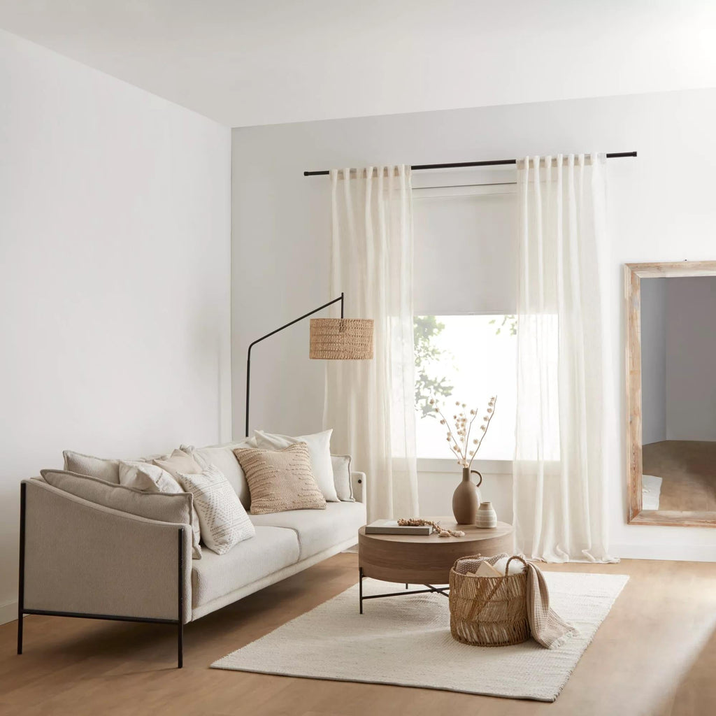 Off White Chita Cordless Blackout Roller Shade