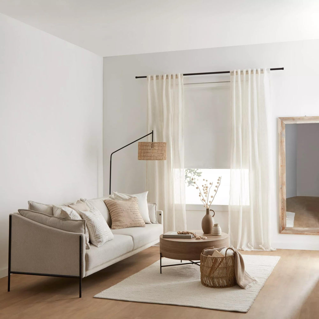 Off White Chita Cordless Blackout Roller Shade