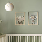 Set of 2 Animals Framed Canvases