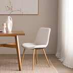 Fabric and Metal Dining Chair