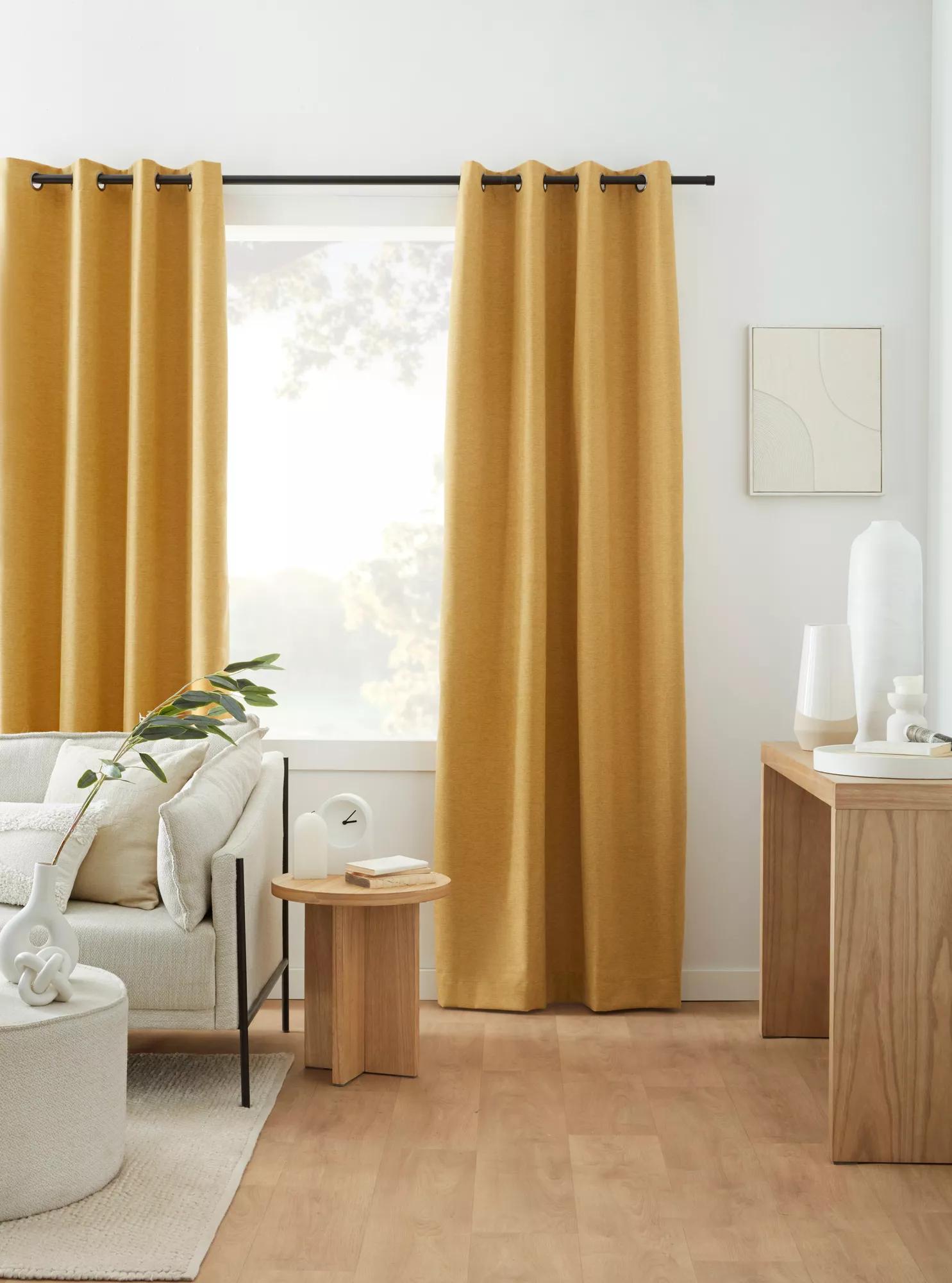 Ochre Dion Blackout Curtain