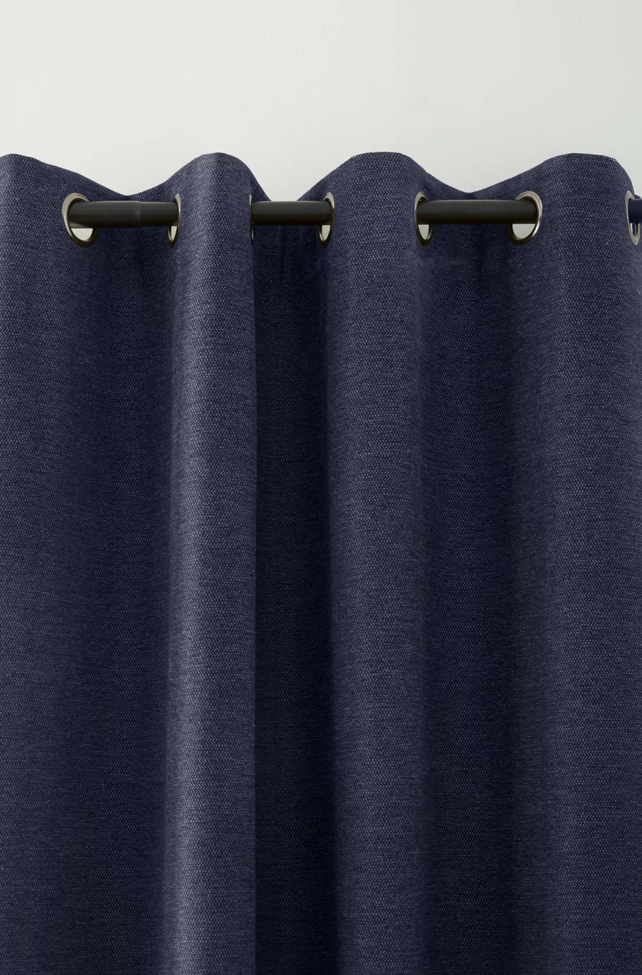 Navy Dion Blackout Curtain