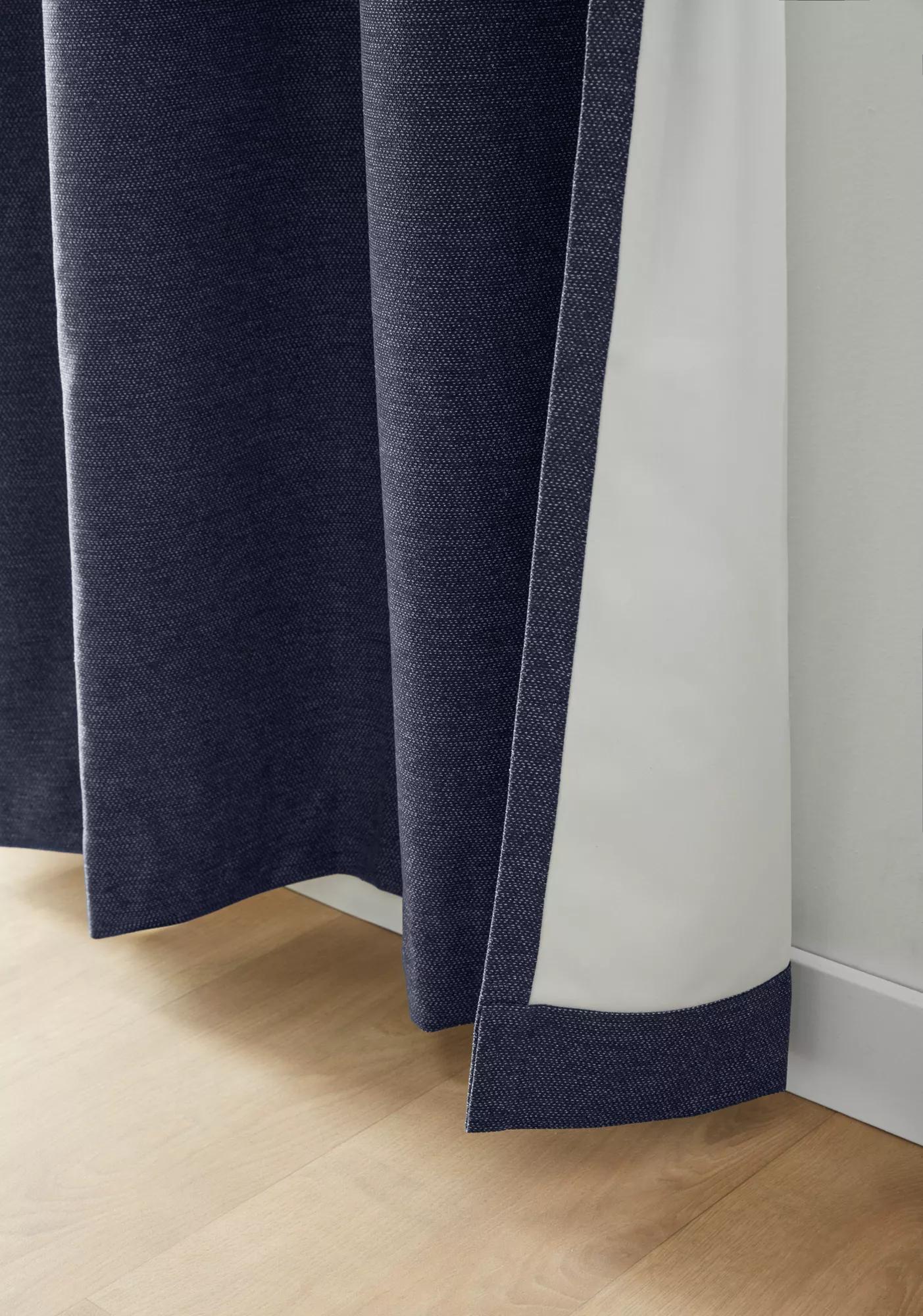 Navy Dion Blackout Curtain