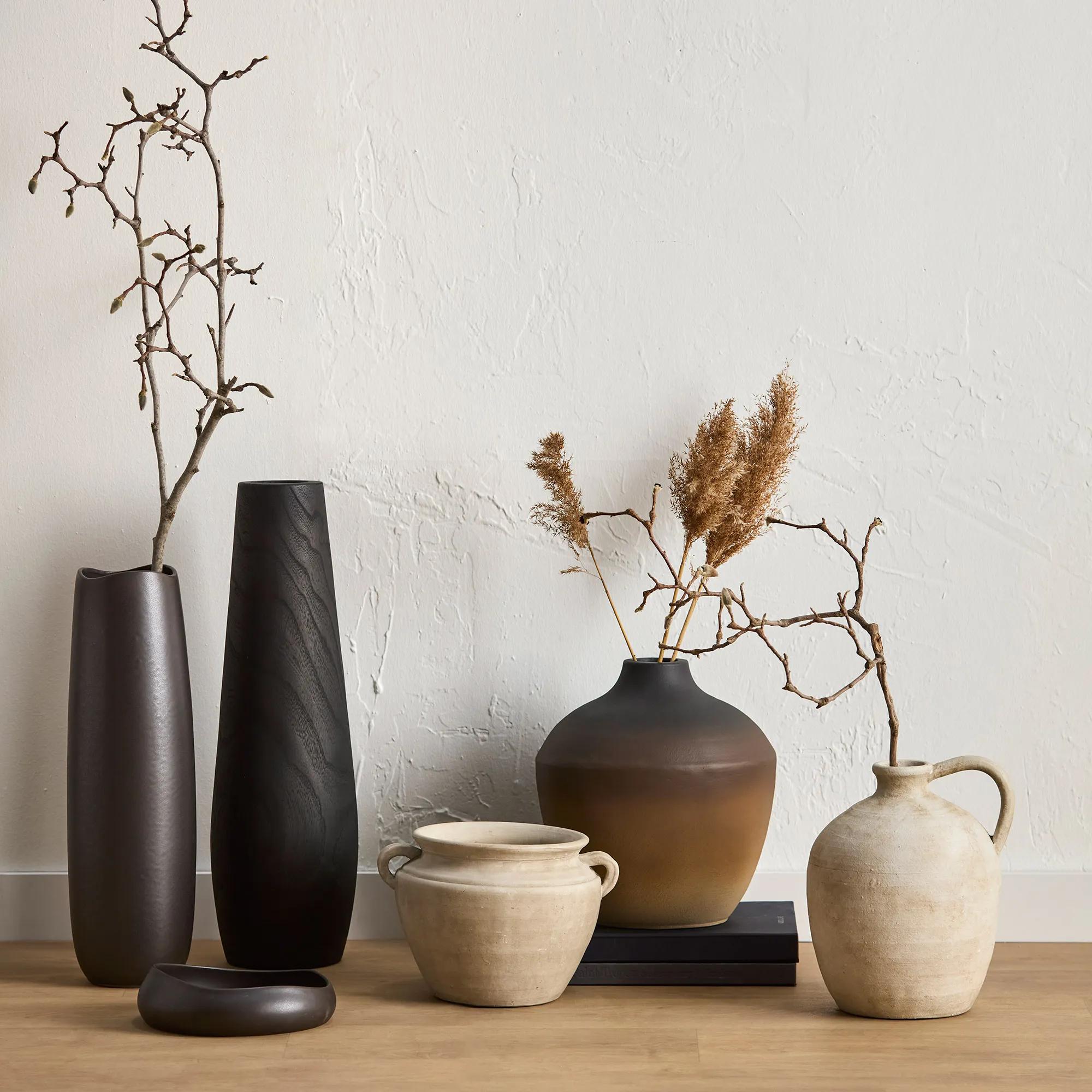 2-Tone Brown Vase