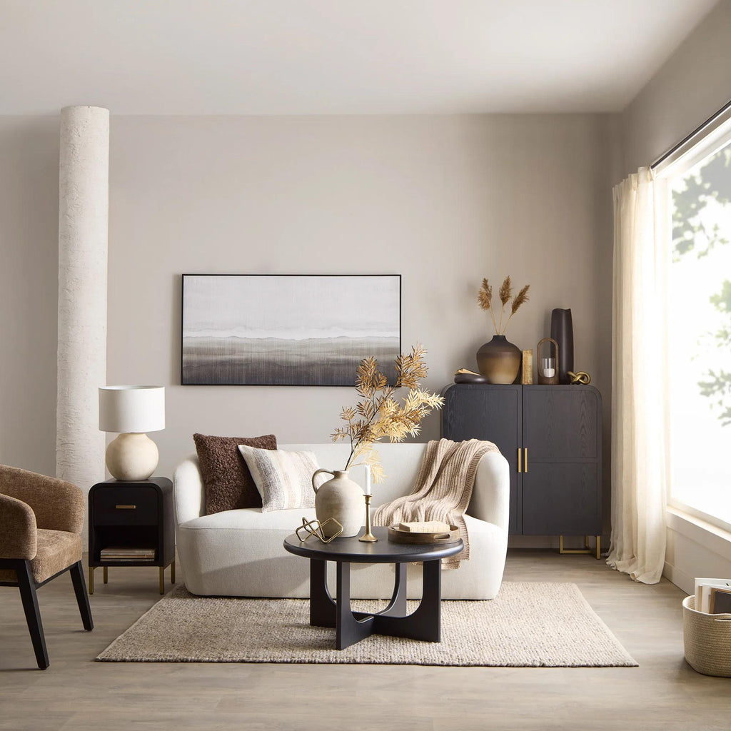 Wood and Gold Buffet