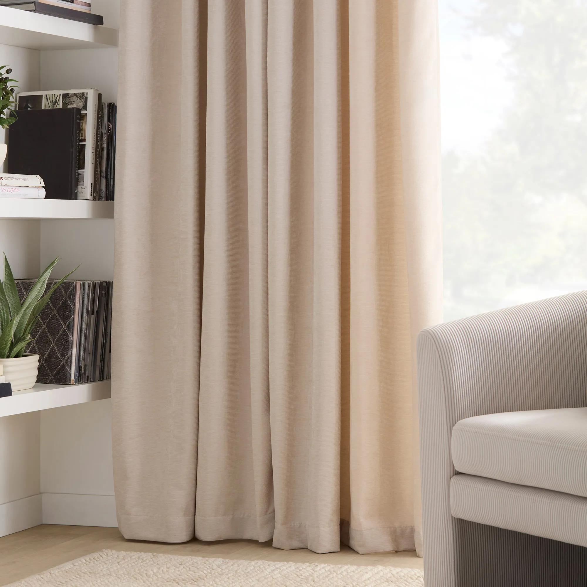 Charcoal Emile Panel Curtain